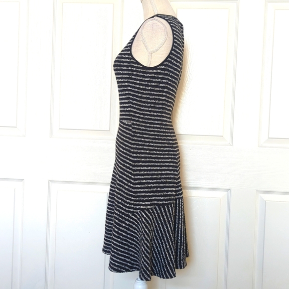 Theory Saks Fifth Avenue Women Jacquard Nikay Purposeful Stripe Dress - Picture 5 of 8